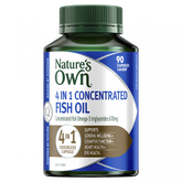 Nature's Own 4 in 1 Concentrated Fish Oil 90 Capsules